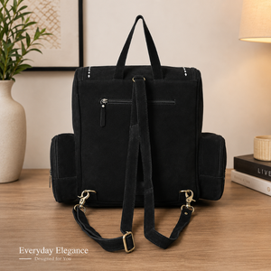Premium Genuine <b>Leather</b> <b>Backpack</b> for Women Western Travel <b>Backpack</b> Vintage Designer <b>Laptop</b> School Casual Daypack everyday use - Product Image 3