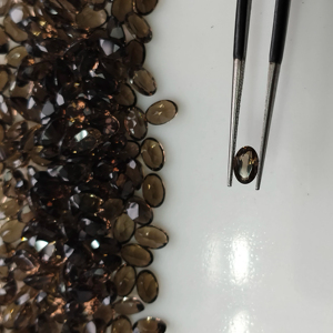 Natural Smoky Quartz 6x4MM Oval Cut Best Quality Loose Gemstone For Jewelry Making - Product Image 1