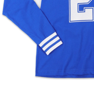 Maillot à manches longues Zeta Phi Beta bleu roi ZPB pour femme, haut de sport, vêtement grec, style HBCU - Product Image 3