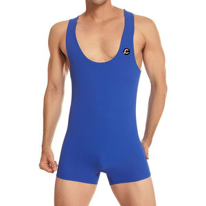 Tenue de lutte en tissu doux à prix de gros, idéale pour la gymnastique et la compétition, offrant une grande liberté de mouvement - Product Image 1