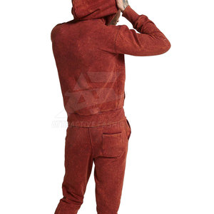 Fabricantes OEM de Conjuntos Deportivos con Lavado Ácido, Conjuntos Deportivos de Color Sólido con Lavado Ácido, Ropa Casual con Lavado Ácido - Product Image 4