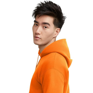 Sudadera con Capucha Color Vino Tinto de Alta Calidad para Hombre, Mezcla de Algodón, Estilo Casual para Uso Diario - Product Image 5