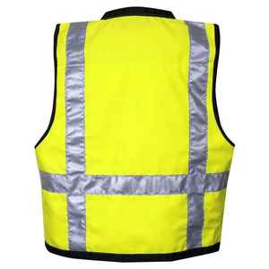 Coated Warm Vest <b>Jacket</b> Customized High Quality <b>Hi</b>-<b>vis</b> Safety Waterproof Windproof Pu High Reflective Water Proof for Men - Product Image 3