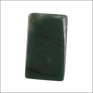 หยกเขียวธรรมชาติทรงสี่เหลี่ยมผืนผ้าขัดเงาสำหรับทำเครื่องประดับ - Product Image 3