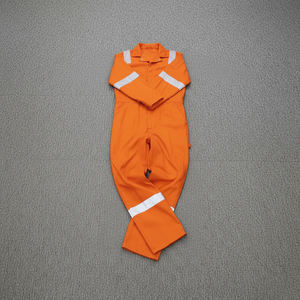 High Visibility Safety <b>Overall</b> Uniform with Reflective Tape Heavy Duty Industrial Protective Workwear - Product Image 6