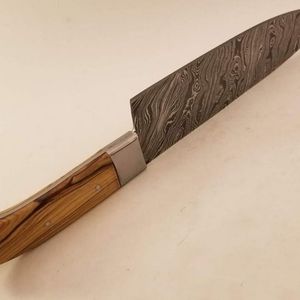 Couteau de cuisine haut de gamme, couteau de chef professionnel en acier inoxydable pour trancher, hacher, couper en dés la viande, les légumes, les fruits et les herbes - Product Image 4