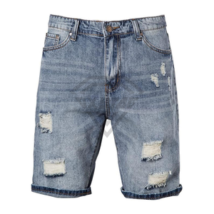 Wholesale Streetwear Vintage Washed Ripped Denim <b>Jean</b> Shorts Manufacturer Custom Baggy Blank <b>Jeans</b> Short <b>Men</b> OEM Serviced - Product Image 6