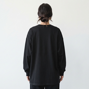 Women Long Sleeve T-Shirt Loose Fit Drop Shoulder Crew Neck Printed Tee Casual Oversize Printing Oversize Streetwear Top - Product Image 3