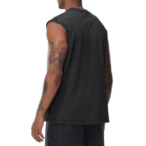 Camiseta sin mangas de primera calidad para hombre, corte holgado, ligera, transpirable, informal, para entrenamiento, para verano. - Product Image 2