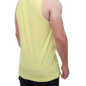 Débardeur sans manches 100% coton blanc pour homme, respirant et à séchage rapide, style sportif pour la salle de sport - Product Image 3