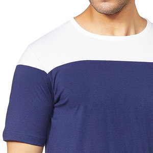 T-shirt décontracté d'été respirant pour hommes, en coton doux et léger, col rond, coupe ample et tendance - Product Image 3