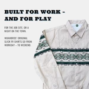 Chemise de travail FR en coton imprimé à carreaux pour électriciens, 6 oz, 100 % coton, haute visibilité, résistante aux flammes, pour soudeurs, manches longues - Product Image 4