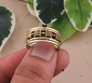 Bague classique en argent sterling 925 avec pierres précieuses, polie miroir, empilable, pour femmes et hommes, bijoux de mariage et de fête - Product Image 5