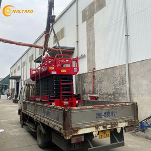 500kg 8m Electric Scissor Lift 220V <b>Towable</b> Aerial Work Platform with Q345 High Strength Steel for 10m Working Height - Product Image 6