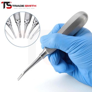 ชุดเครื่องมือถอนรากฟันแบบแมนนวล TSI Precision 6 ชิ้น ทำจากสแตนเลส สำหรับการถอนฟันและการกำจัดรากฟันระดับมืออาชีพ - Product Image 5