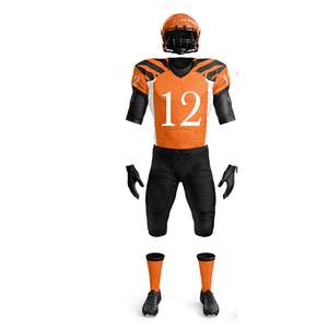 Custom High Quality Breathable Custom Colorful Mens Jersey & Padded Pant Youth Uniform Set Teams American Football Uniform - Product Image 2
