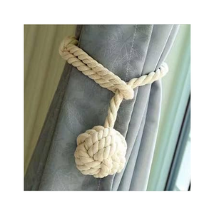 Cortinas Personalizadas de Madera y Cuerda con Tiradores, Tela Sólida de Tacto Suave, Rieles y Accesorios Premium con Función de Oscurecimiento - Product Image 6