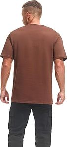 เสื้อยืดผู้ชายคอกลม แขนสั้น ทรงโอเวอร์ไซส์ ผ้าฝ้าย 100% สกรีนโลโก้ด้านหน้าตามแบบที่คุณต้องการ รับผลิตจำนวนมาก - Product Image 2