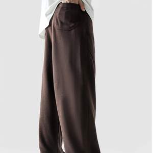 Pantalons pour hommes sur mesure en gros, design de logo personnalisé, pantalons de survêtement larges et amples, service OEM disponible - Product Image 5