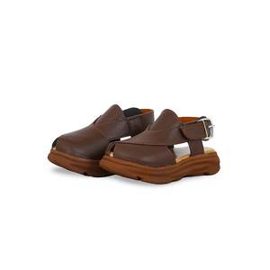 Sandales Marron Peshawari Chappal KD4736 pour Garçon - Product Image 3