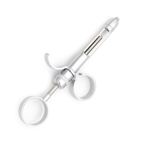 Seringue dentaire aspirante de haute qualité 1,8 ml en acier inoxydable, instrument d'injection réutilisable, outil chirurgical, kit de précision professionnelle