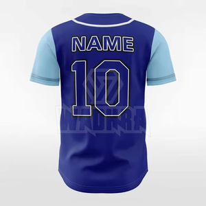 เสื้อเบสบอลพรีเมียมแบบสั่งทำพิเศษสำหรับผู้เล่น พร้อมแขนสั้นระบายอากาศได้ดี สำหรับชุดทีม - Product Image 2