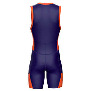 Camiseta de Triatlón Personalizada para Hombre, Sin Mangas, Reversible, Cortavientos, Tallas Grandes, Material Spandex/Poliéster, Técnicas de Impresión Digital, OEM - Product Image 4