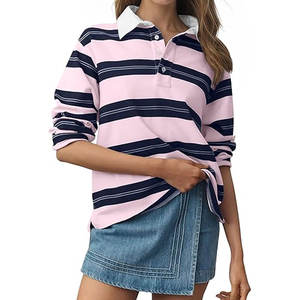 Chemises polo oversize pour femmes, de haute qualité, tendance, manches courtes, pour l'été, en vente - Product Image 1
