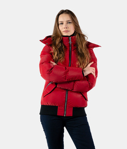 Chaqueta Premium Acolchada para Mujer, para Invierno, Informal, para Uso en Exteriores, Resistente al Viento, con Cierre de Cremallera y Bolsillos Laterales - Product Image 4
