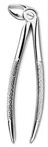 Tarrant Global PF-15 Forceps d'extraction dentaire pédiatrique, petite taille, bec de corne de vache, poignée ergonomique texturée pour molaires inférieures - Product Image 3