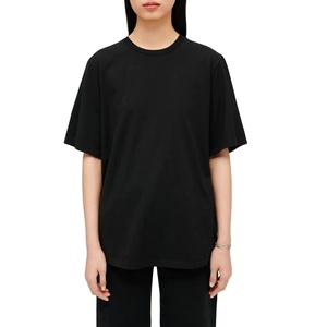 T-shirt à manches courtes en mélange pour femmes-Haut basique décontracté doux respirant et absorbant la sueur en stock ou exportation en vrac personnalisée de BD - Product Image 5