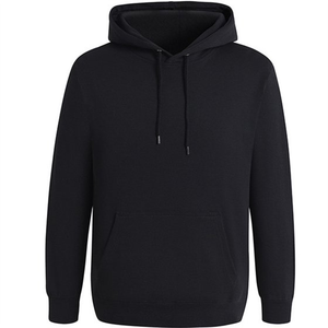 Autumn Winter Casual Work Clothes Polyester/Cotton Blend Solid Hooded <b>Pullover</b> <b>Men</b> Women Custom Logo Print Front OEM Service - Product Image 3