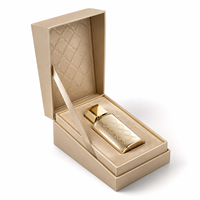 Boîte cadeau de luxe personnalisée pour parfum de champagne, emballage rigide avec insert en velours pour flacon de parfum ou cosmétique