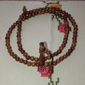 Natural Wooden Tasbih Mala Handcrafted Beads <b>for</b> Worship Mindfulness Daily Prayer Spiritual Healing <b>Gift</b> Trendy by Tradebyd - Product Image 1