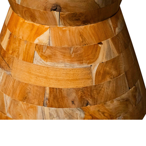 ARTERRA Luxury Handcrafted Eco-Friendly Teak <b>Root</b> Hourglass <b>Coffee</b> <b>Table</b>-Rustic Natural Grain Pattern Artisan Antique Living - Product Image 6