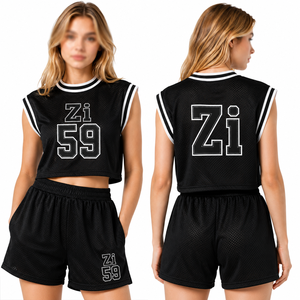 Ensemble maillot et short de football américain unisexe en mesh, personnalisable avec nom d'équipe et nom de joueur, tenue de sport pour le jour du match, OEM ODM - Product Image 1