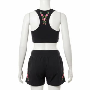 V Yaka Yoga Seti İpli Ön Logolu 2 Parçalı Esnek Nefes Alabilen Fitness Aktif Giyim Toptan Spor Giyim Tedarikçisi - Product Image 2