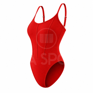 Maillot de bain une pièce pour femme, coupe haute, personnalisé, de haute qualité, en tissu extensible à séchage rapide, pour l'été et la plage, vente en gros - Product Image 4