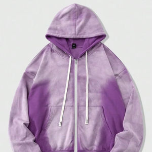 Sudadera con capucha extragrande para hombre, estilo premium, lavada al ácido, informal, para gimnasio, ropa urbana, tejido grueso, para invierno - Product Image 1