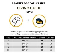 Collier pour Chien Exclusif Perlé Ultra Résistant Fait Main en Cuir Véritable avec Boucle Métallique Réglable et Rembourré, Accessoires