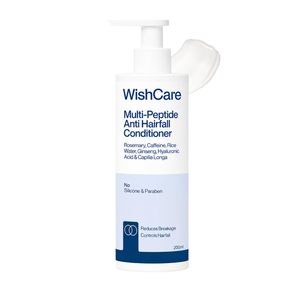 Après-shampoing anti-chute WishCare Multi Peptide pour cheveux crépus, cheveux secs - 6,76 fl oz (200 ml) |   Après-shampoing pour femmes et hommes - Product Image 1