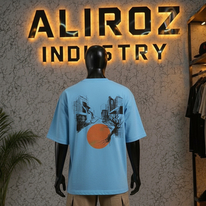 T-shirts surdimensionnés pour hommes en coton épais à manches courtes – Nouveauté été – Prix de gros - Product Image 3