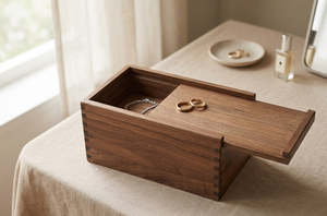 Natural Wooden Sliding Lid Storage <b>Box</b> Simple Design Decorative <b>Box</b> Wholesale Factory Price for Retailers and Online Sellers - Product Image 5