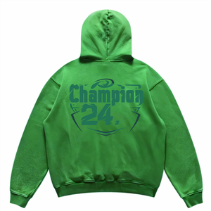 เสื้อฮู้ดสีชมพูทรงโอเวอร์ไซส์ ยูนิเซ็กส์ สไตล์ลำลอง สีพื้น ผ้าเฟรนช์เทอร์รี่ มีกระเป๋า ดีไซน์แขนเสื้อแบบปกติ เหมาะสำหรับใส่ในฤดูใบไม้ร่วง - Product Image 4