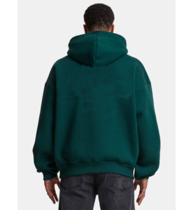 Sweat-shirt épais à capuche pour homme, coupe oversize, épaules tombantes, en molleton bouclette lourd 380 360 320 g/m², avec logo personnalisé - Product Image 3