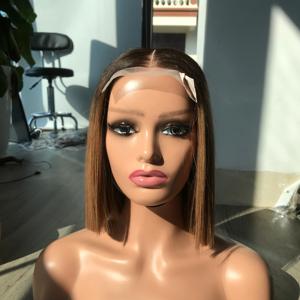 Peluca recta Ombre Ginger Color Bone 200% Densidad | Cabello humano vietnamita súper doble dibujado - Product Image 4