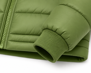 Manteau d'hiver chaud pour homme en tissu canvas 100% polyester, col montant, capuche, fermeture éclair intégrale, coupe-vent, respirant, décontracté - Product Image 5