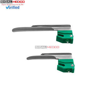 Set de Laringoscopio Manual Reutilizable de Acero Inoxidable, 6 Hojas, 1 Mango, Uso Diagnóstico ORL, Duradero, Examen Clínico Miller - Product Image 2