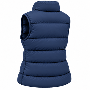 Chaleco Acolchado Personalizado con Logotipo para Mujer, Chaleco de Invierno sin Mangas, Chaleco Acolchado, Ropa de Abrigo de Color Sólido, Chaleco Informal Personalizado para Mujer - Product Image 4