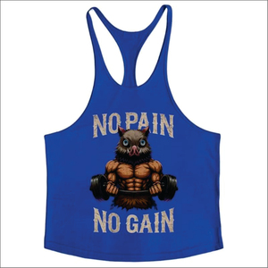 เสื้อกล้ามผู้ชายพรีเมียม ผ้าฝ้าย ระบายอากาศดี ทรงสปอร์ต นุ่มสบาย ใส่ลำลองในฤดูร้อน สีพื้นเรียบๆ ขายส่ง - Product Image 2